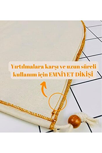 STOREMAX Snshop Yoga and Food %100 Unbleached Raw Cotton Herbal Milk Straining Bag Almond Milk, Hazelnut