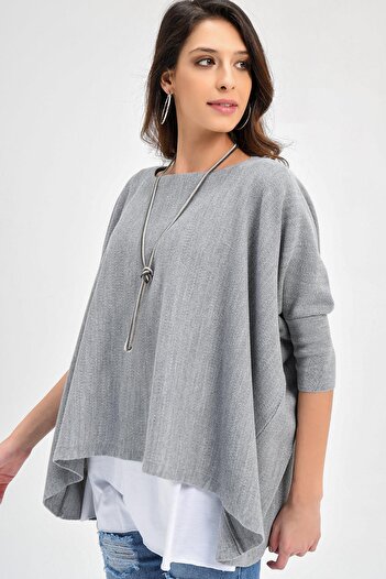 CHUBA Women's Knitwear Poncho - Model 20w104