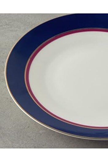 STOREMAX Goldwhirl Carny Serving Plate 25 cm Navy Blue Trendflash 467437