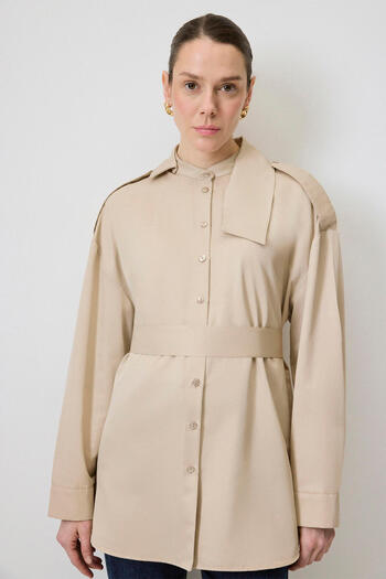 Touché Privé Relax Fit Shirt with Epaulettes