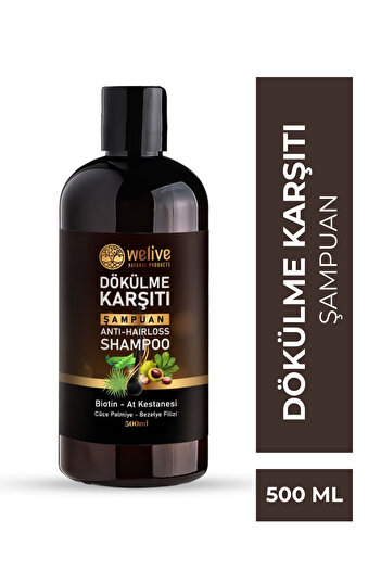 Welive 500 ml Anti-Spill Shampoo