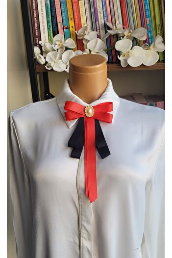 LO ADORO Women's Tie Women's Bow Tie Collar Brooch Collar Accessory