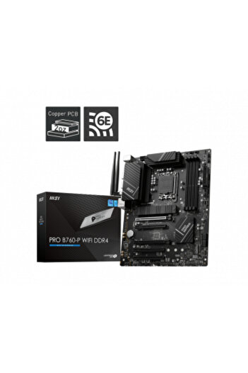 MSI Pro B760-p DDR4 II 5333 (OC) PCI-E M.2 HDMI DP ATX 1700P - مجموعة ذاكرة DDR4 مزدوجة القناة