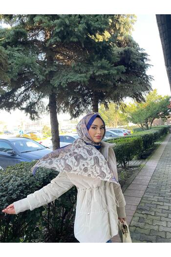 Minel Kadın Kürklü bej Kısa Mont 030