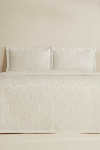 Karaca Home White Serenity Double Bedspread Set