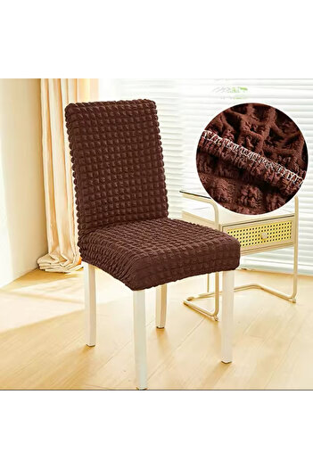 ÖZMAKAN Chair Cover Without Wrapped Skirt, Cover 6 Pcs