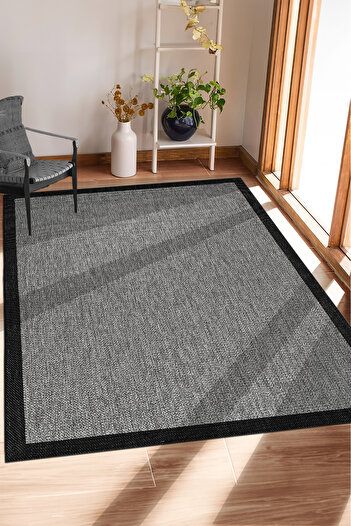 SARAZ HALI Sisal Bordered Jute Rug with Anti-Slip Backing - Model 1505