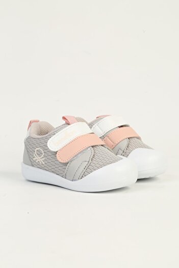 Benetton Gray Powder Kids Sneakers Bn-1408