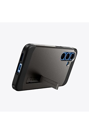 Spigen Spigen Tough Armor MagFit for Samsung Galaxy S25 case [MagSafe Compatible] - Gunmetal