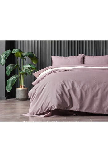 Doqu Home Pure Touch Double Duvet Cover Set - Dusty Rose