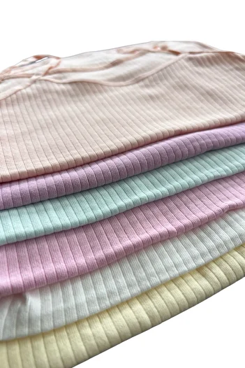 BUTİK1AVM Stars Underwear Girls' Undershirt 6 Pieces/Color Cotton Corded Rope Strap Flexible