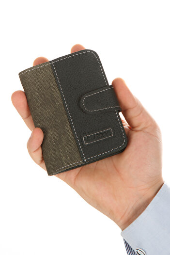 Newish Polo Men's Placket Wallet and Card Holder