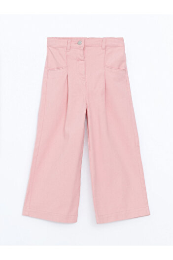 LC Waikiki LCW Kids Beli Lastikli Gabardin Kız Çocuk Pantolon