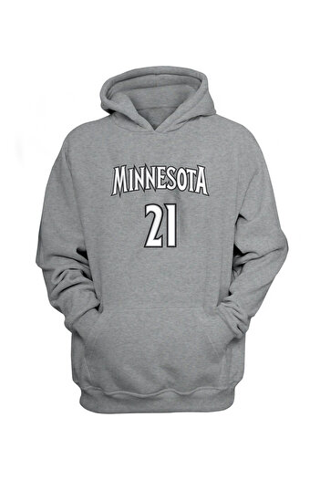 usateamfans Μινεσότα Kevin Garnett Hoodie - Χαλαρή εφαρμογή
