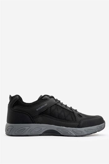 Liger Men's Winter Comfortable Sneakers - Black Smoke