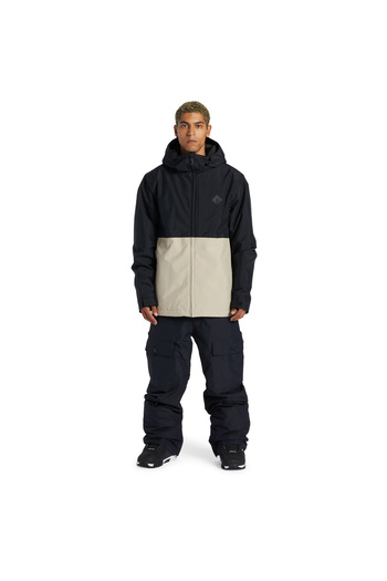 DC Men's Snowboard Jacket Basis Black Men's Snowboard Jacket Adytj03065