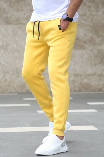 Madmext Basic Yellow αθλητική φόρμα 4210