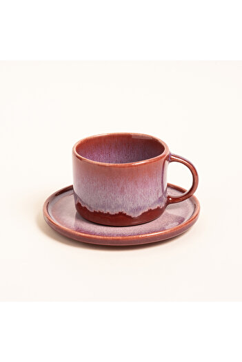 Zsa Zsa Zsu Fonte Stoneware Çay Seti 160 Ml Fuşya