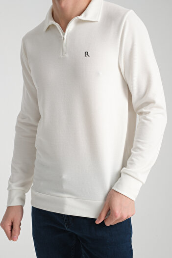 Rodi Erkek Yarım Fermuarlı Uzun Kol Sweatshirt 7702