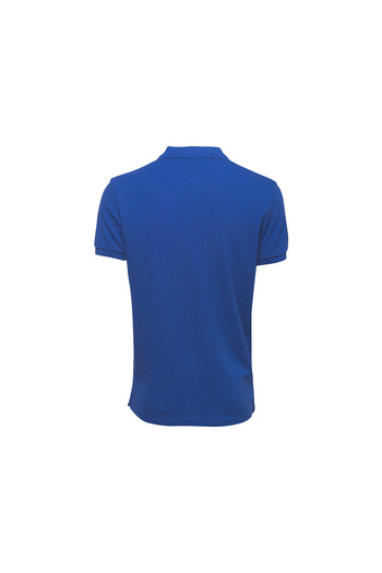 ANEMOSS Blue Sailboat Men's Polo Collar T-Shirt, XL