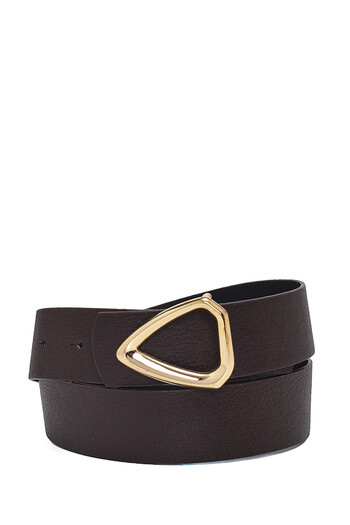 Paçuli Moda Triangle Pin Buckle Belt 20105