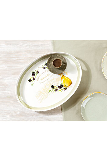 Madame Coco Olive Oval Tray - Comfortable Cut