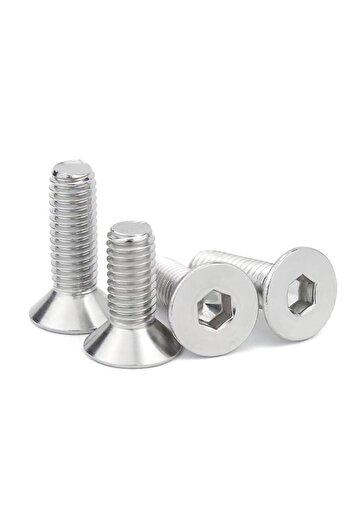 ilta Life Havşa Başlı inox imbus 10.9 DIN 7991 A2 Galvaniz Kaplama Civata M5x10 mm 20 Adet