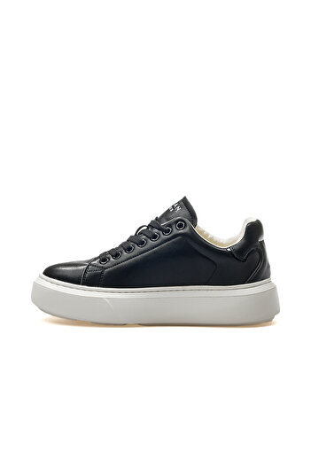 Lufian Amy Women's Black Genuine Leather Casual Shoes - 24K 121230016