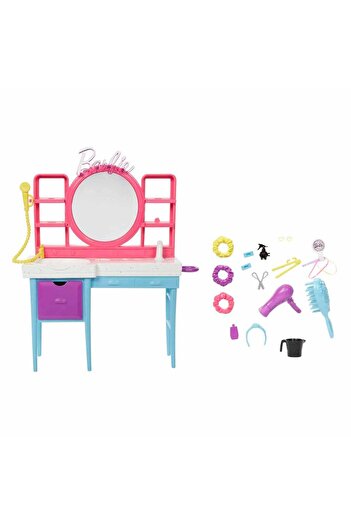 Barbie مجموعة لعب تصفيف الشعر الرائعة من Barbie Nessiworld - HKV00