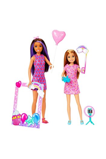 Barbie Skipper ve Stacie Doğum Günü Eğlencesi, Skipper™ ve Stacie™ bebekler ve aksesuarlar HKB12
