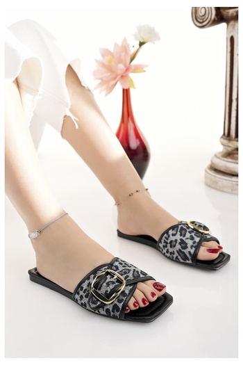 Modafırsat Γυναικείες καθημερινές παντόφλες Leopard Weave Ψάθινο πλεκτό Κομψό Καλοκαιρινό Σπίτι Παραλία Διακοπές Επαγγελματικές Παντόφλες Γραφείου
