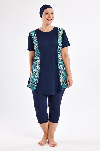 ROZAMAY Short Sleeve Hijab Swimsuit