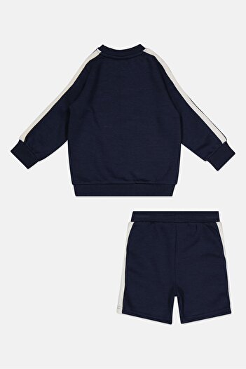 Ellesse Toddlers Boy 2 Pieces Brand Logo Sweatshirt Set, Navy