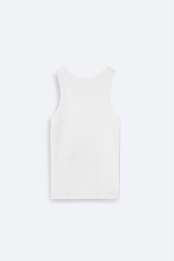 Avva Ανδρικό εσώρουχο από λευκό βαμβάκι Basic Regular Fit B009540