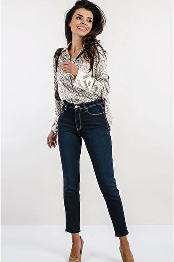 Guess LS ALEXANDRA SHIRT Γυναικείο πολύχρωμο πουκάμισο W4YH47WF1T2-P1KZ
