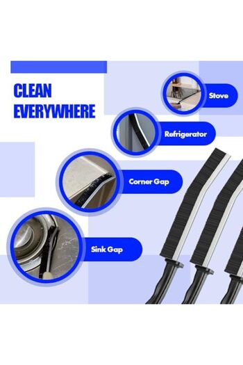 STOREMAX Polysight Crevice Cleaning Brush, Hard Bristle Crevice Cleaning Brush, Crevice Brush - Multi-Purpose