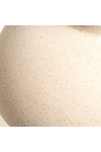 Zsa Zsa Zsu Lızbon Earthenware Vazo 28x25x27 Cm Bej