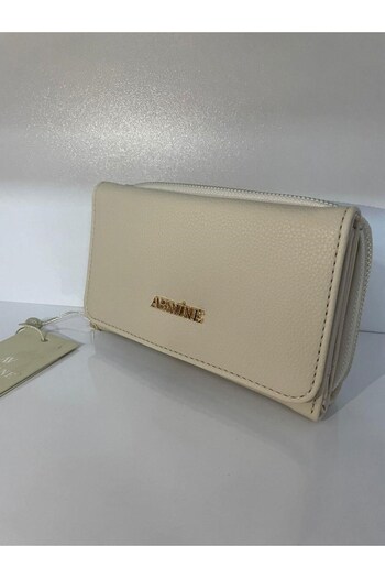 Armine C12 Cream Pia Women's Handbag - Wallet Design