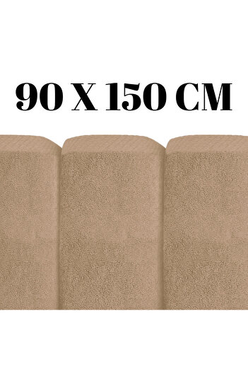 KAYABEY HOME Καφέ πετσέτα μπάνιου με απαλή υφή 90x150 cm – Πολυτελής πετσέτα που απορροφά το νερό και στεγνώνει γρήγορα