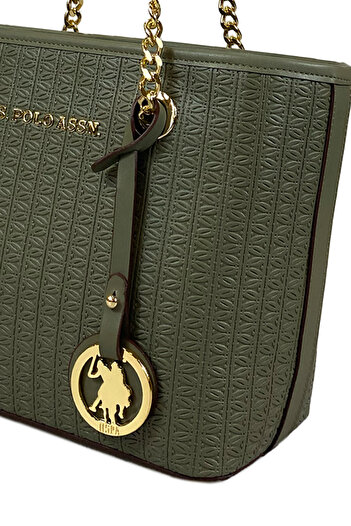 U.S. Polo Assn. Geantă de umăr pentru femei A.khaki Us8623 Exclusiv pentru membru