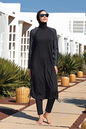 MARESİVA Hera Battal Long Sleeve Hijab Swimsuit 2116-P