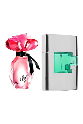 Guess Girl And Man Gift Set Girl EDT 100 Ml, Man EDT 75ml