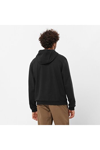 Salomon LOGO PULL OVER Ανδρικό φούτερ Μαύρο LC2219800