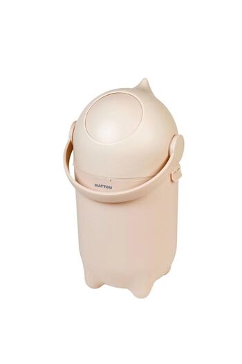 Nattou Beige Dropy Baby Diaper Trash Can