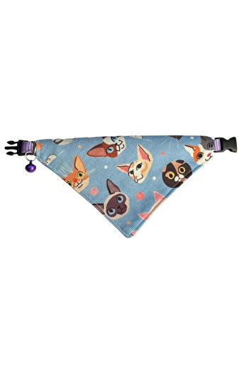Cocopet Patterned Scarf Bandana Cat Collar Set of 3
