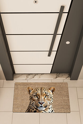 Dormot High Quality Digital Print Brown, Tiger Theme Door Front Mat