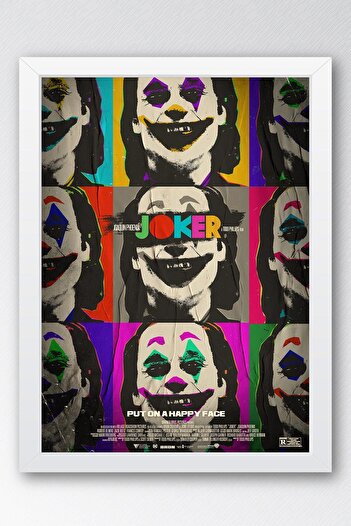 Saturn Joker Framed Painting - Movie Poster Painting