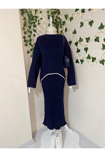 MACMODA Çoban Dikişli Crop Elbise