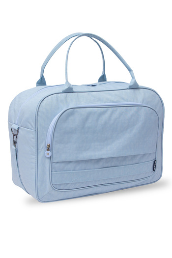 KAFF 00816 Model Unisex Blue Crinkle Sports Travel Bag with Pockets and Water Resistant