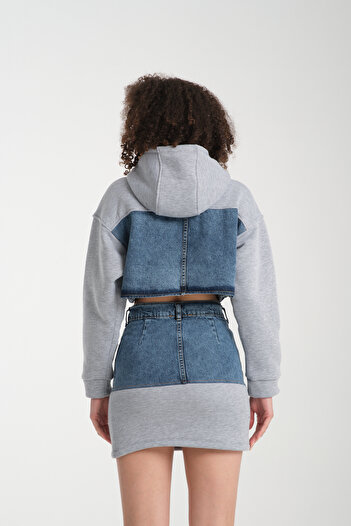 Rodi Kadın Denim Etekli Takım 1077